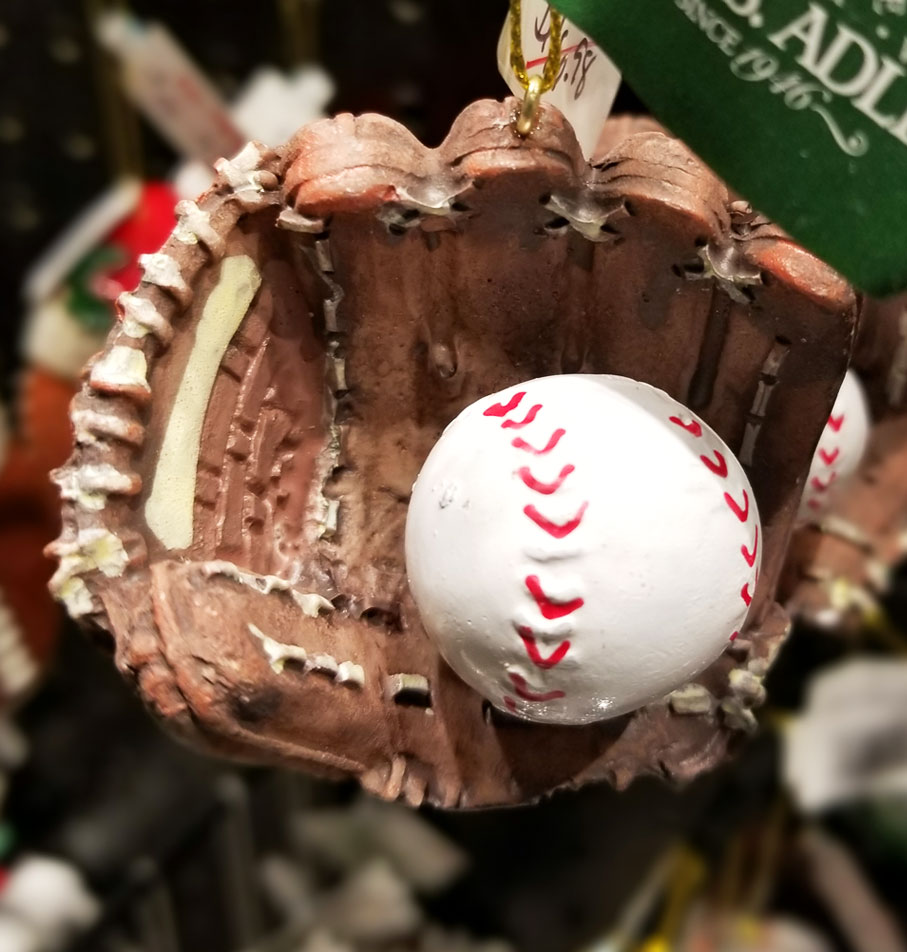 Baseball ornament