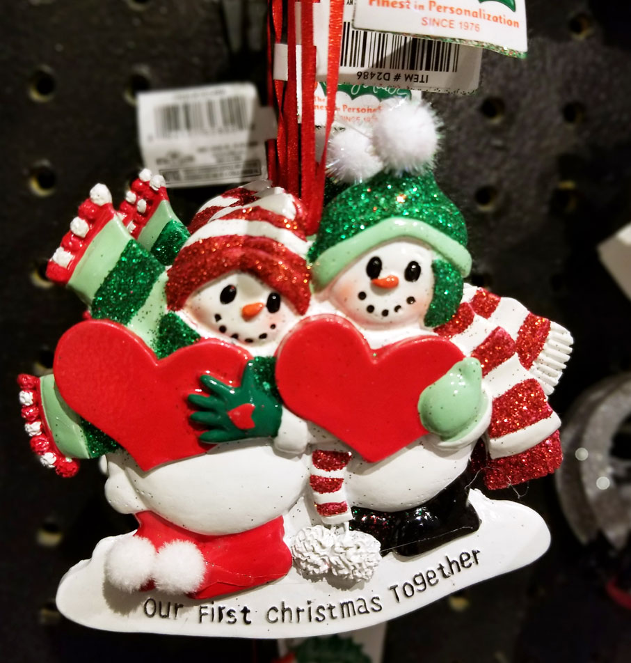 personalized ornaments our first christmas just queen of christmas