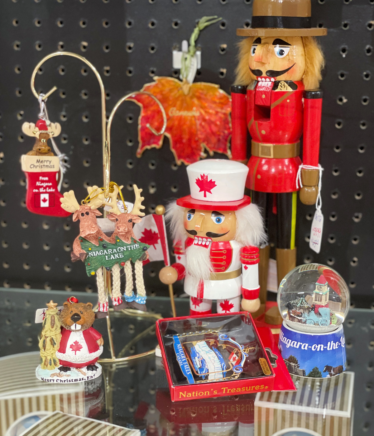What better way to celebrate Canada, Niagara-on-the-Lake & Niagara Falls than with these ornaments?