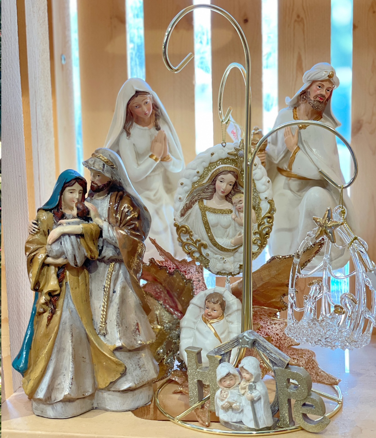Nativity figurines