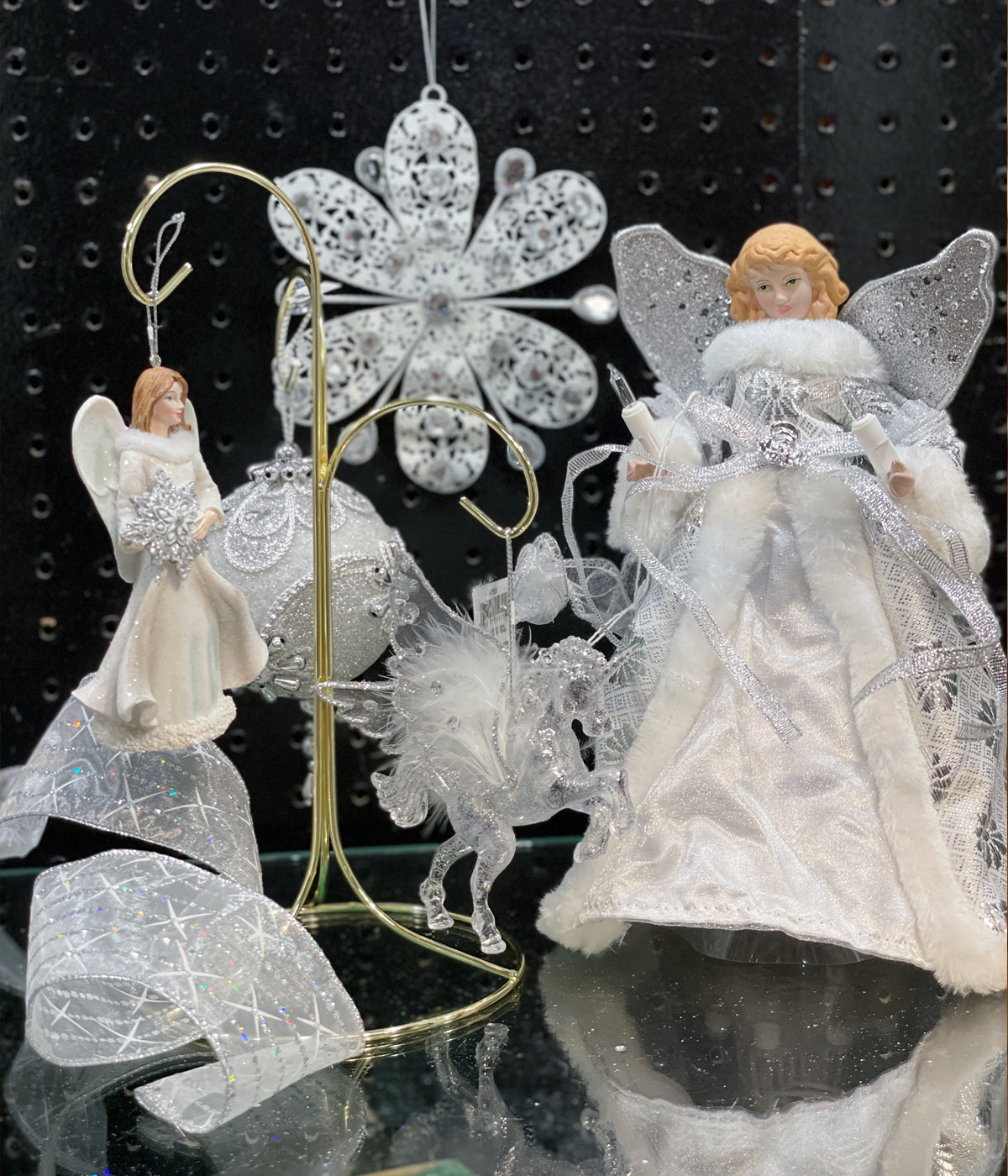 White angel tree tops