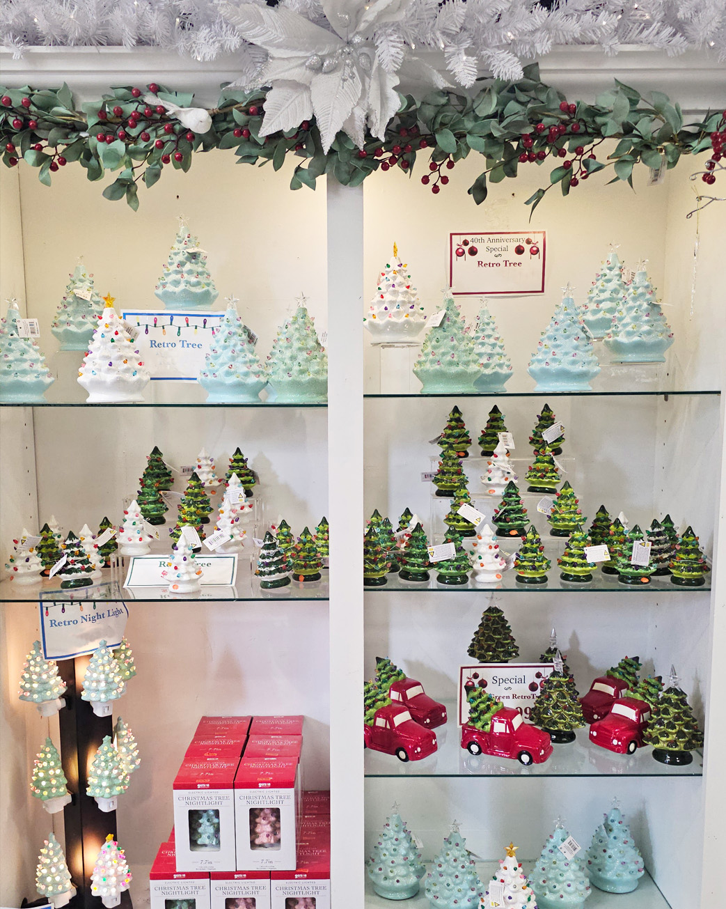 Retro Ceramic Christmas Trees